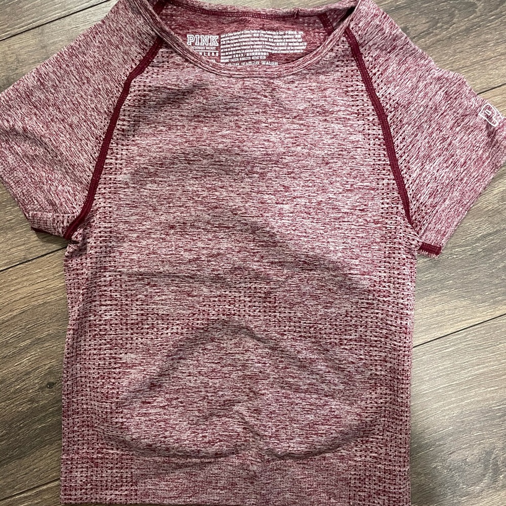 PINK WORKOUT SEAMLESS TOP